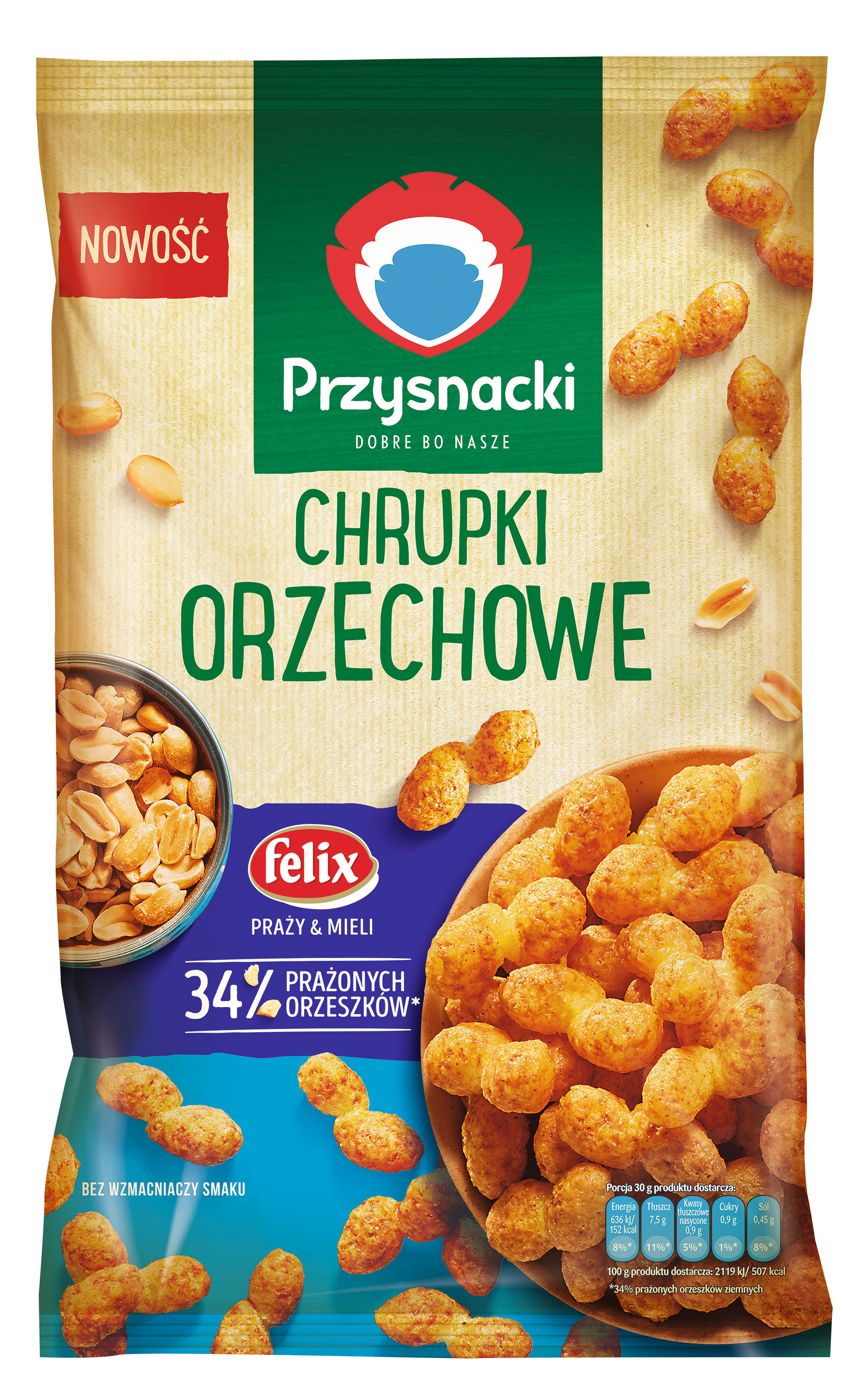 Przysnacki Chrupki orzechowe 100 g