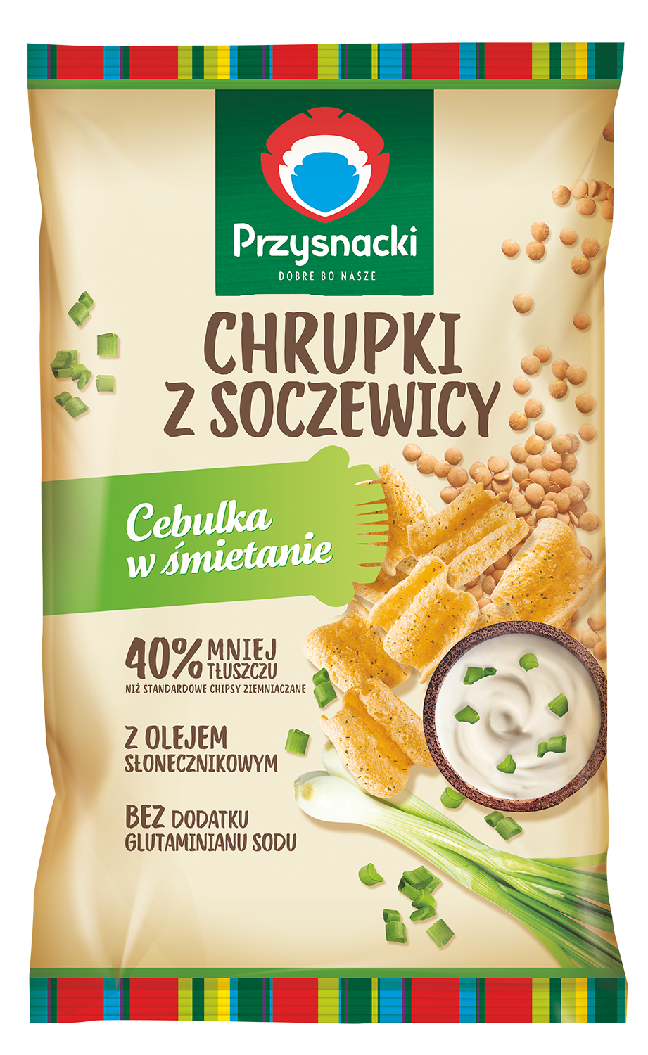 Przysnacki Chrupki z soczewicy cebulka w śmietanie 80g
