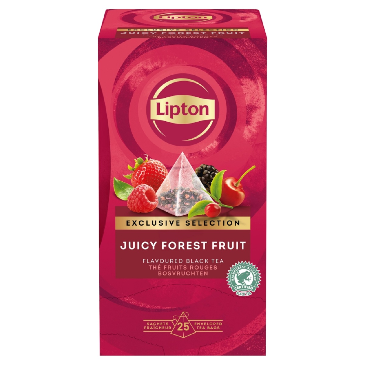 Lipton Piramida Forest Fruit 25 kopert (owoce leśne) 42,5 g (25 x 1,7 g)