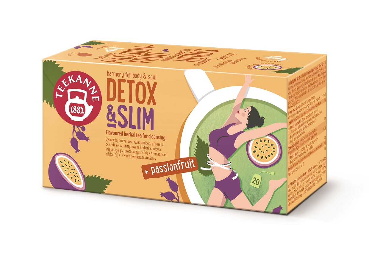 Herbatka ziołowa Teekanne Detox & Slim + Passionfruit 20 torebek x 1,60g