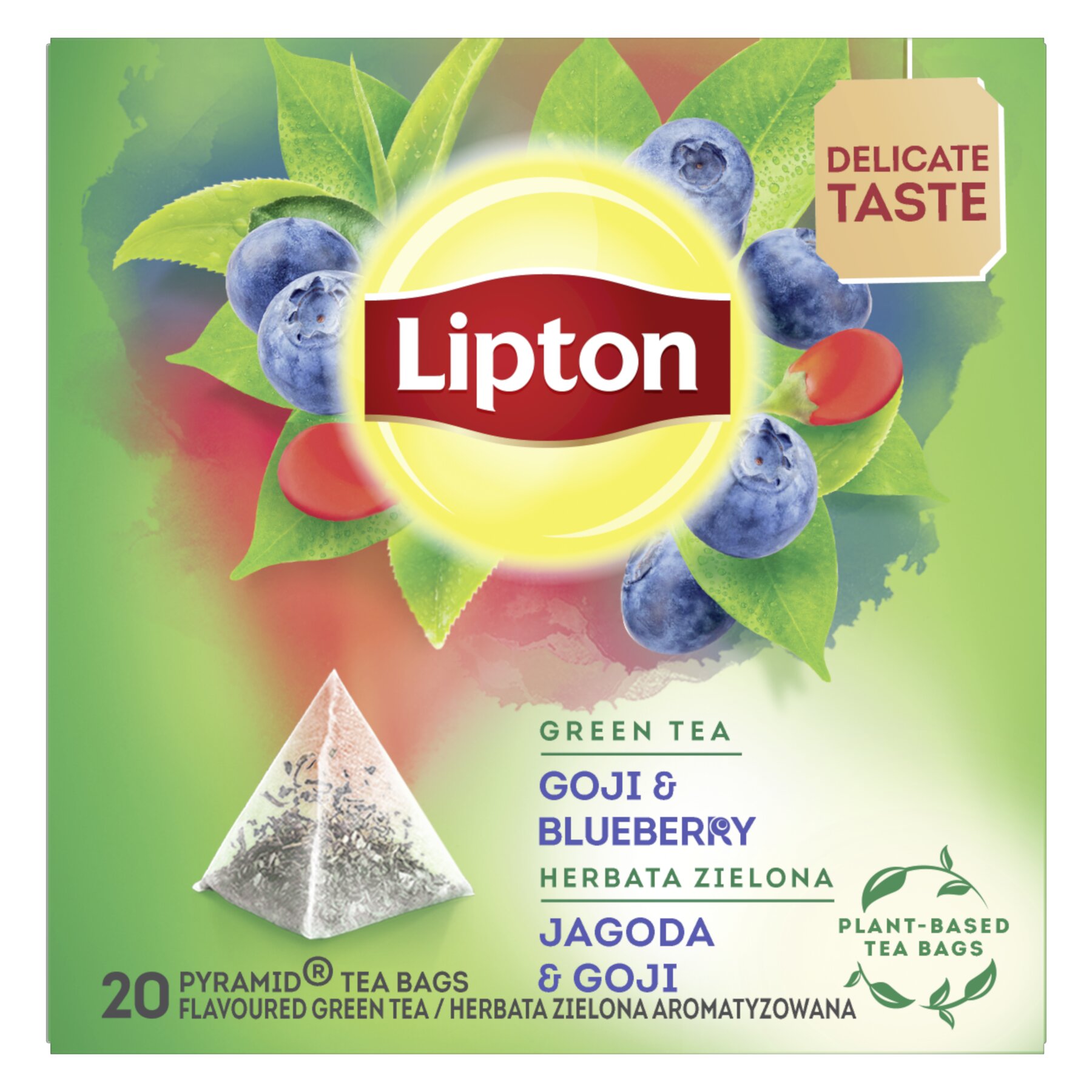 Lipton Piramidki Jagoda Goji 20TB
