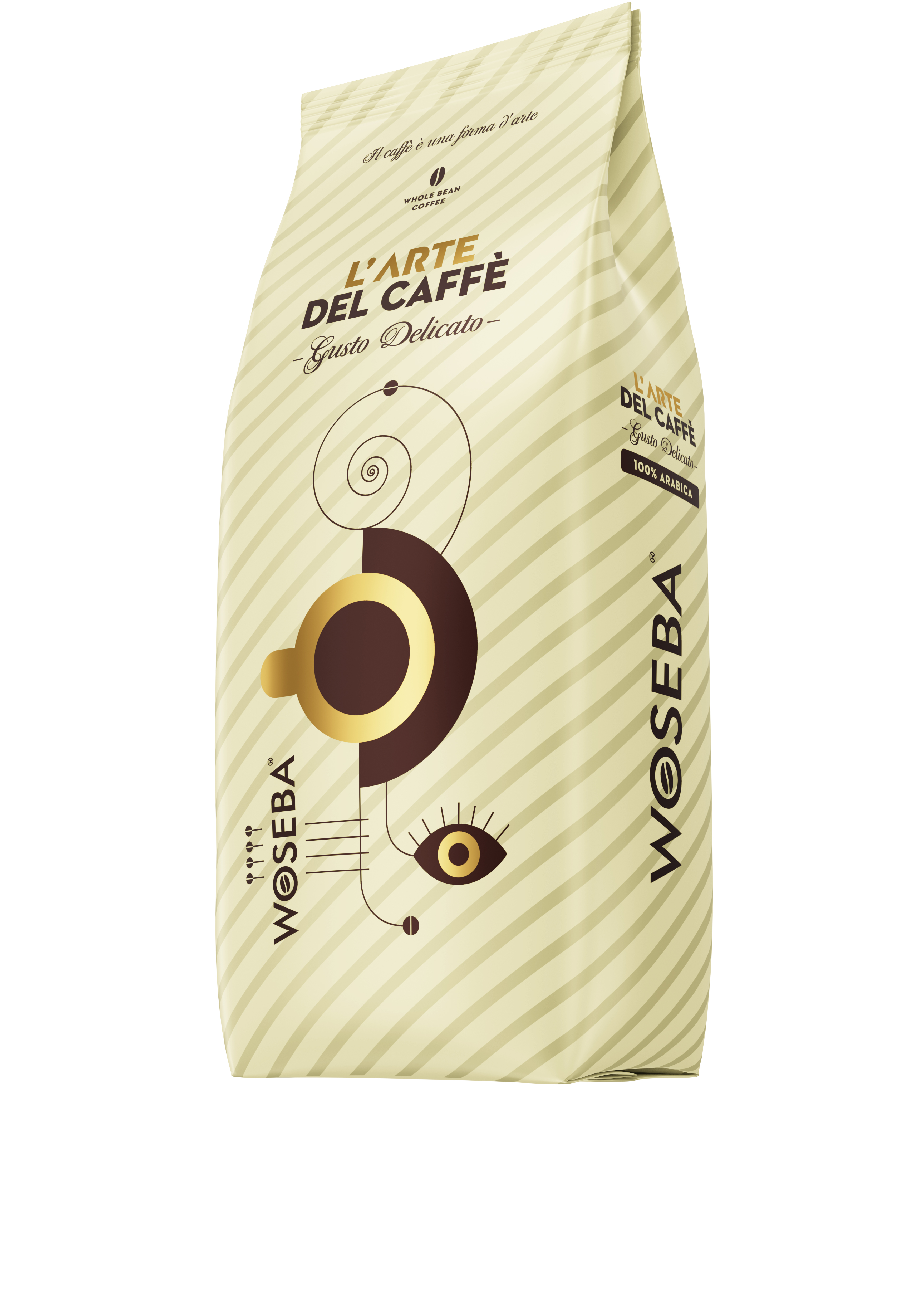 WOSEBA Kawa ziarnista L’arte del Caffè Gusto Delicato 1000g