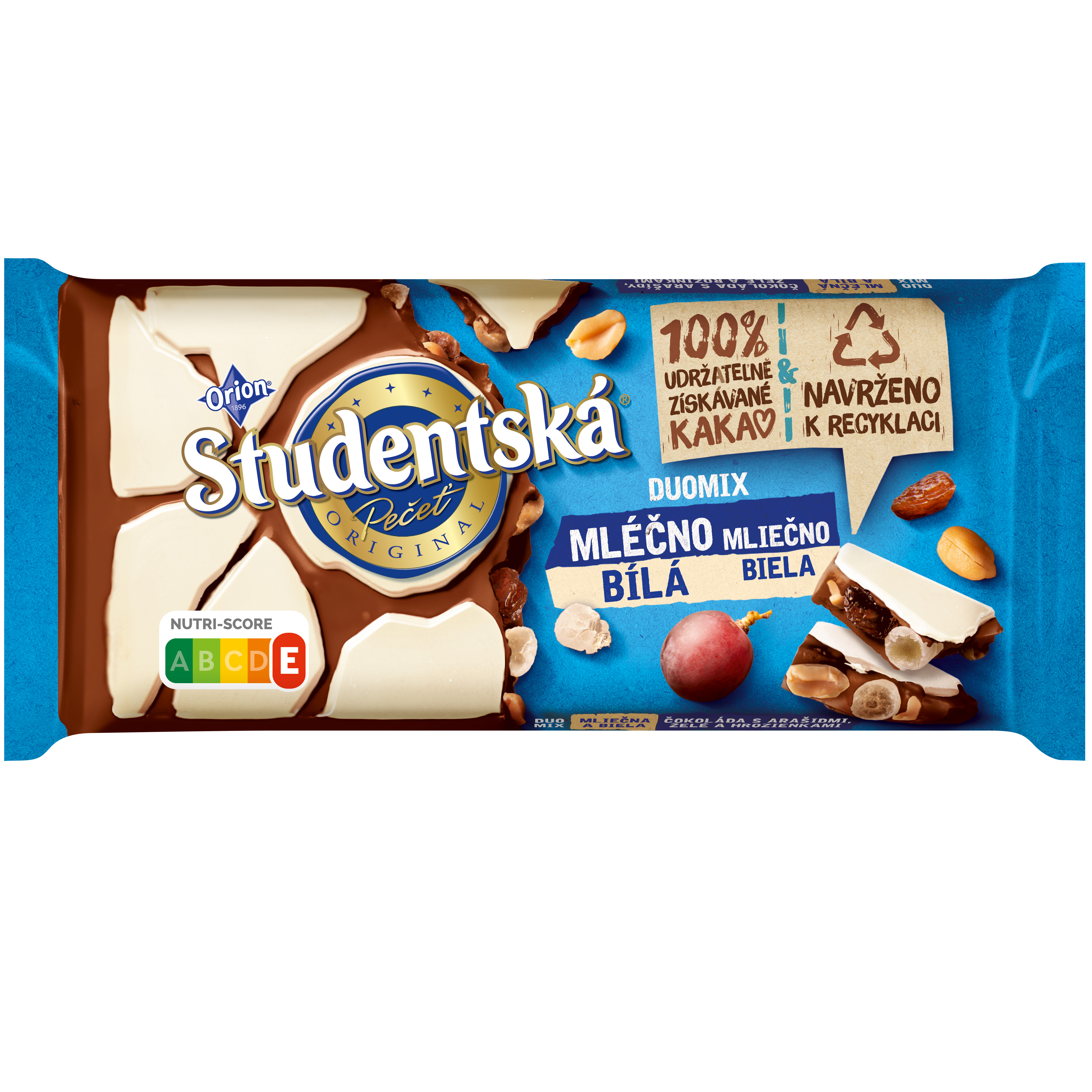 Orion Studentska Mleczno-biała 170g
