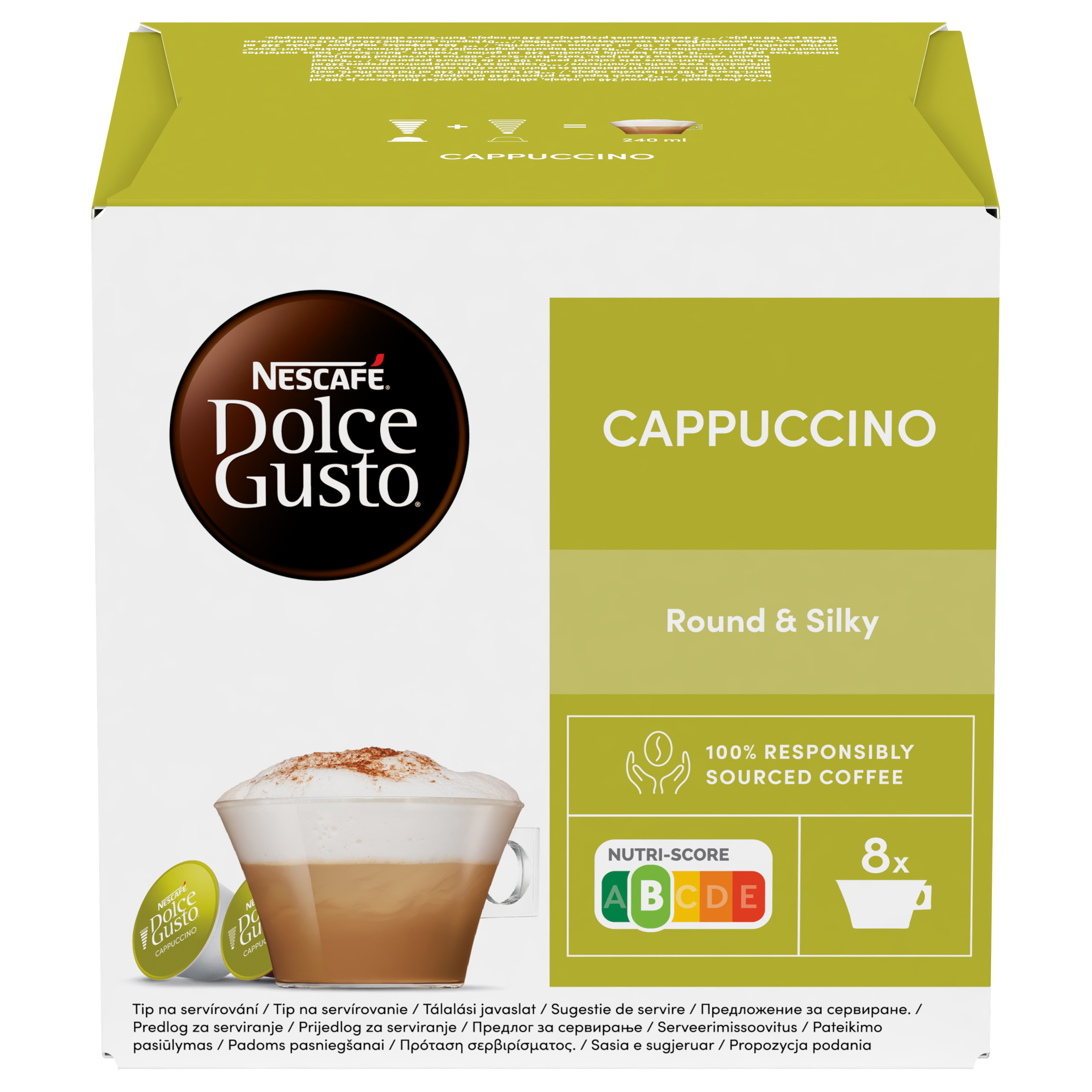 Nescafe Dolce Gusto Cappuccino Kawa w kapsułkach 186,4g