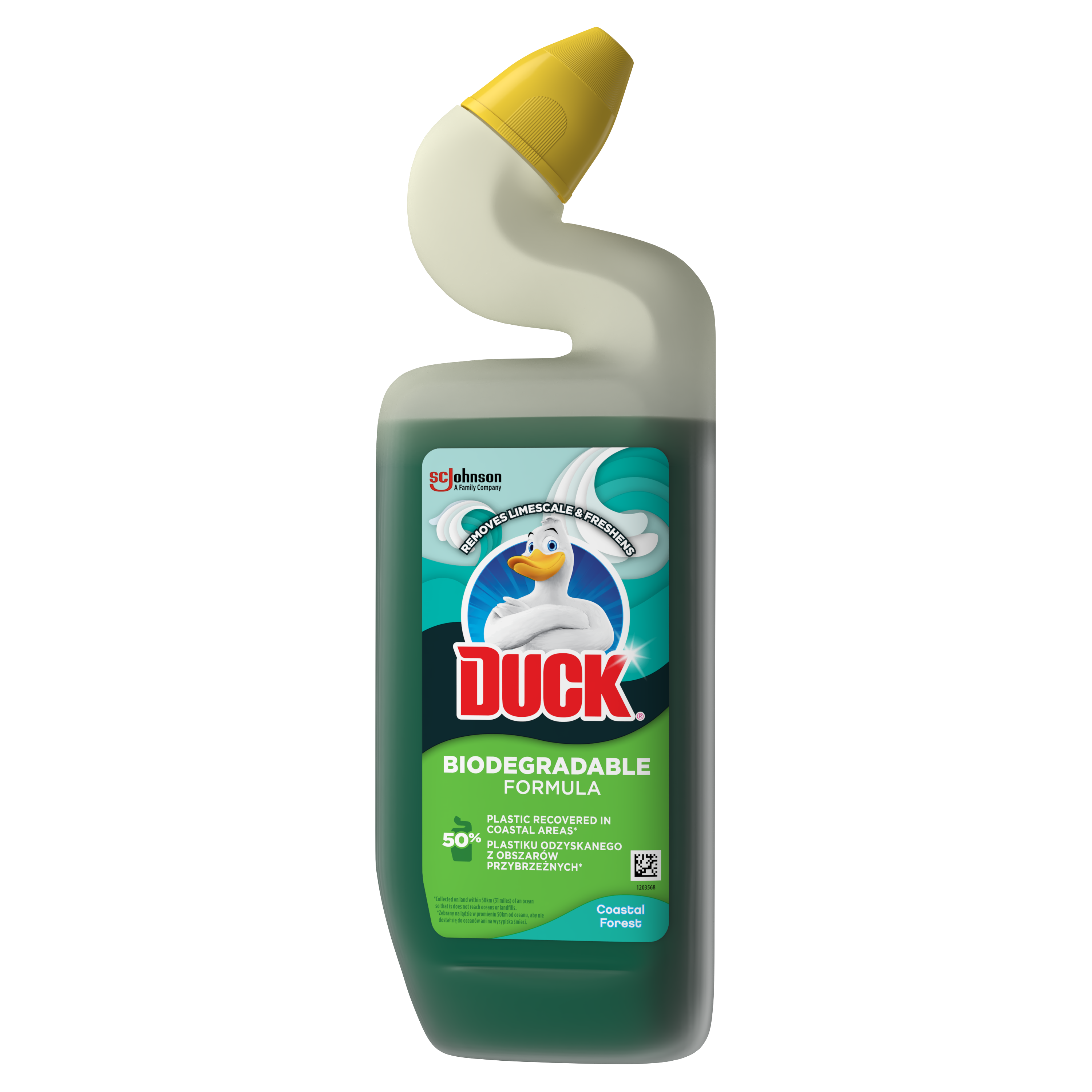 Duck® Biodegradowalna Formuła Coastal Forest - żel do czyszczenia toalet